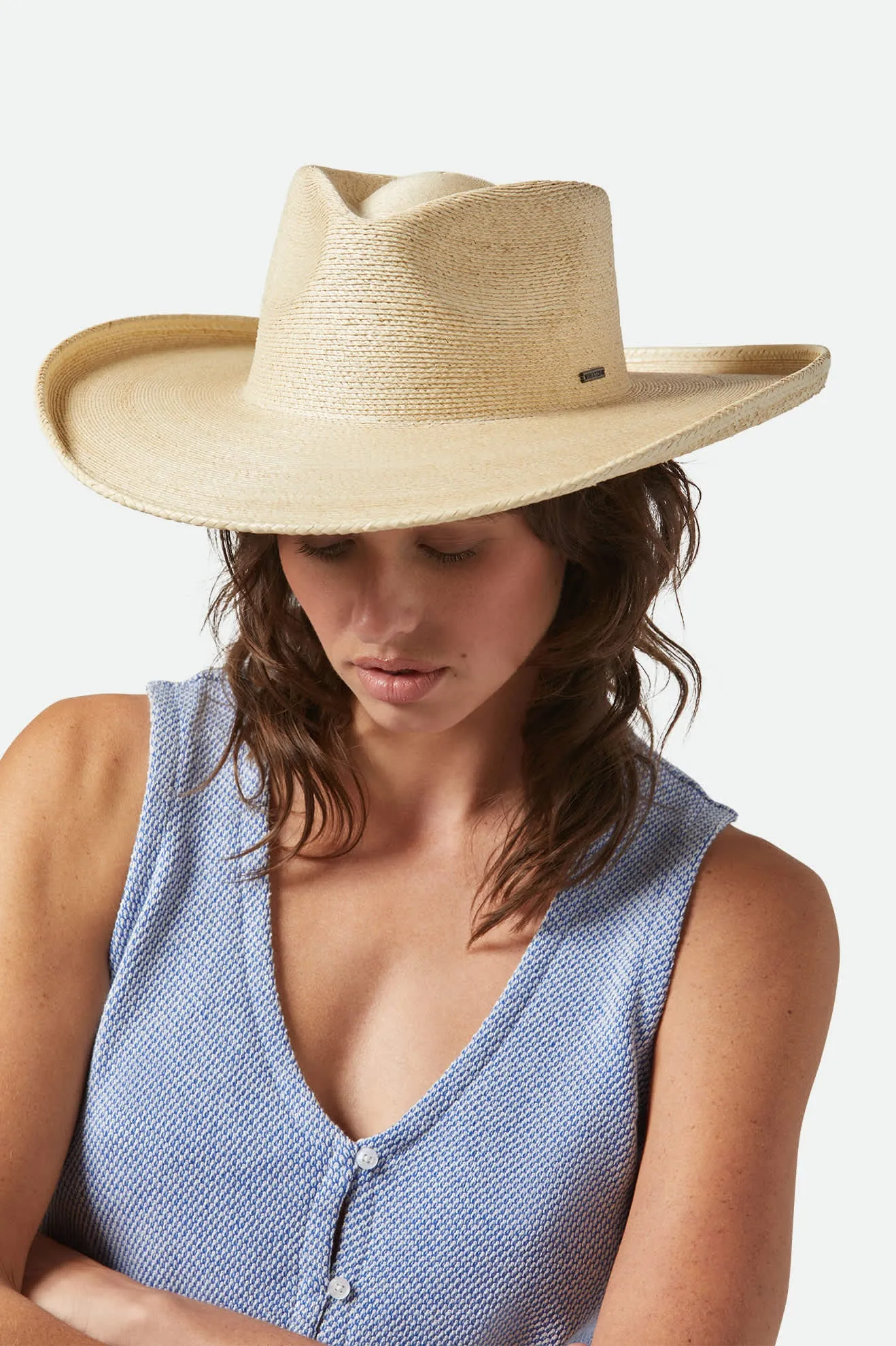 Marlow Straw Classic Rancher Hat - Natural Brixton