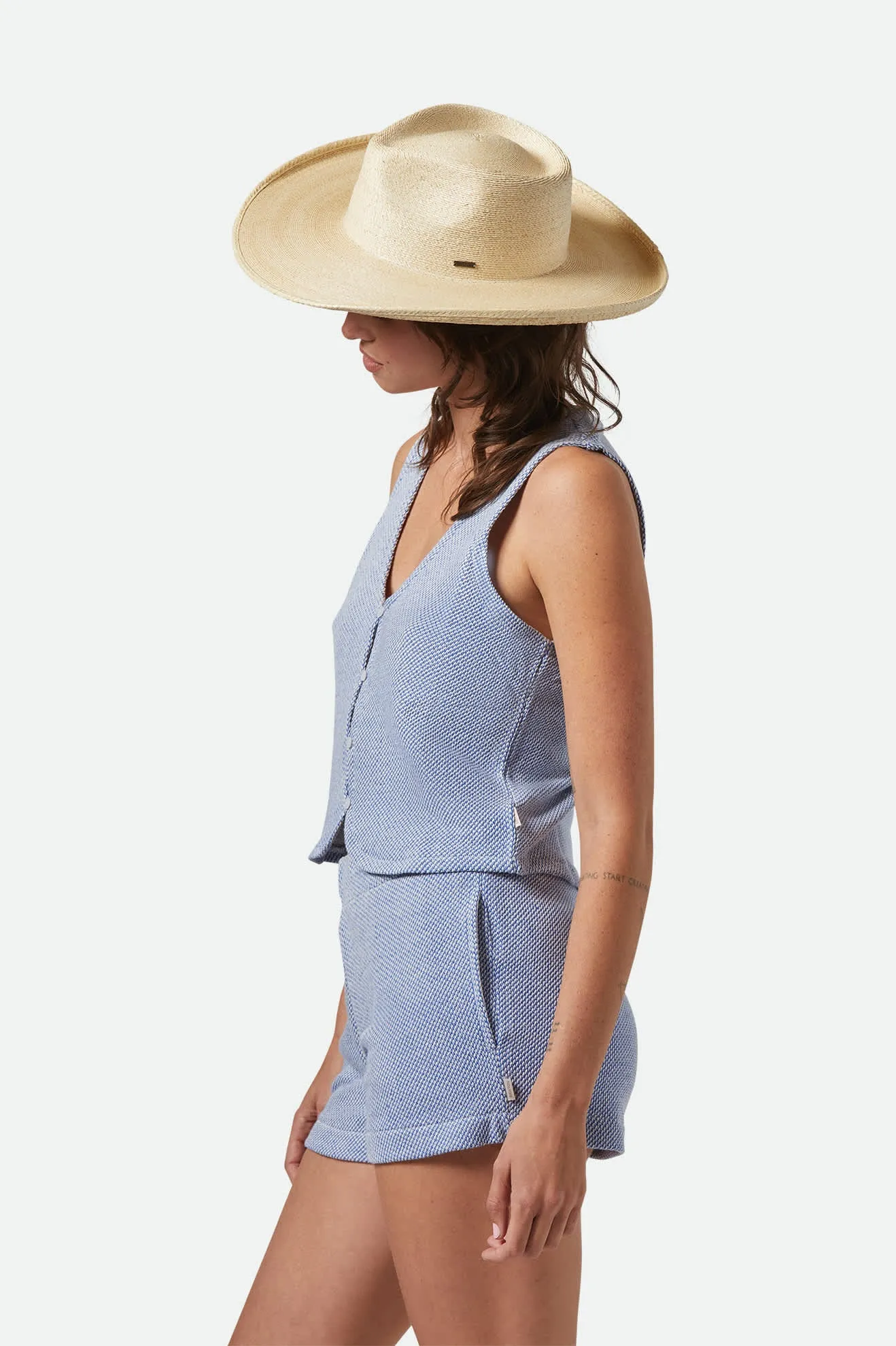 Marlow Straw Classic Rancher Hat - Natural Brixton