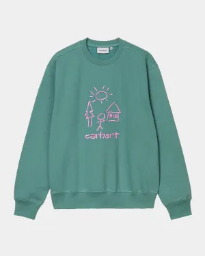 Masterpiece Sweatshirt | Saguaro / Pink Carhartt WIP