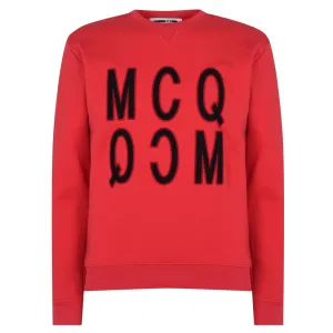 MCQ Alexander McQueen Velvet Logo Sweatshirt