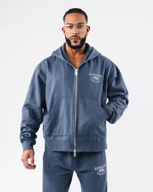 Member Vintage Zip Up - Marine Alphalete Athletics