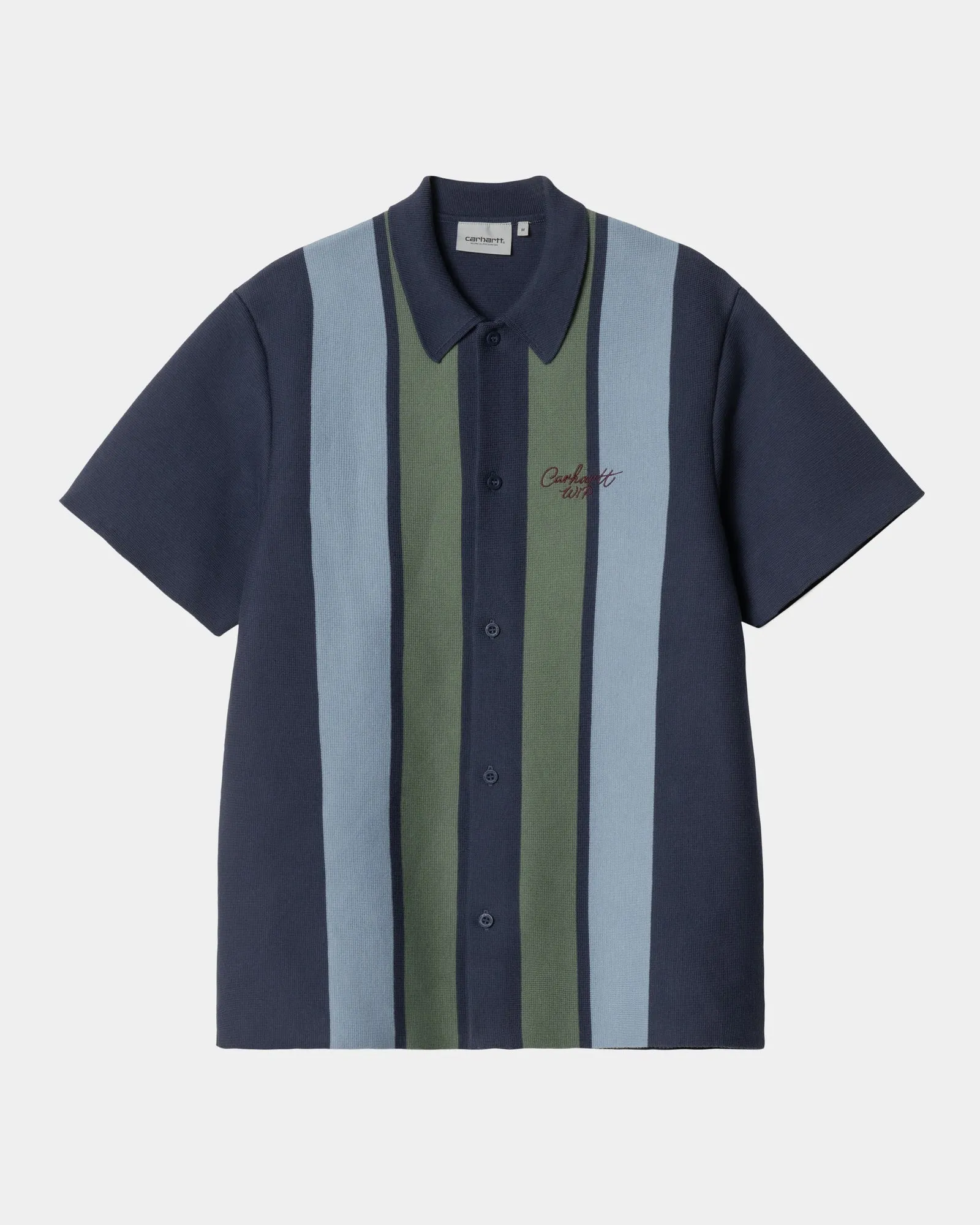 Memory Knit Shirt | Ink Percy Stripe Carhartt WIP