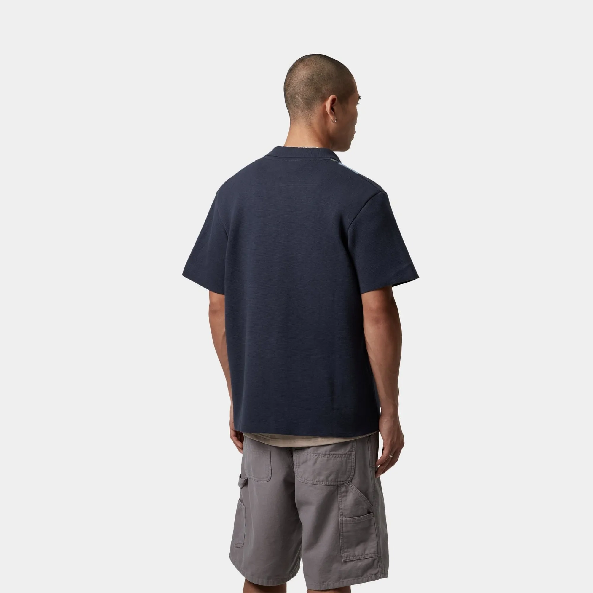 Memory Knit Shirt | Ink Percy Stripe Carhartt WIP