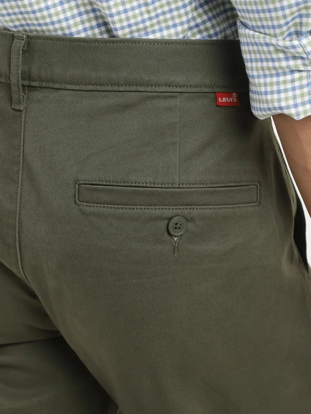 Men's 511 Dark Green Slim Fit Chinos LEVI'S