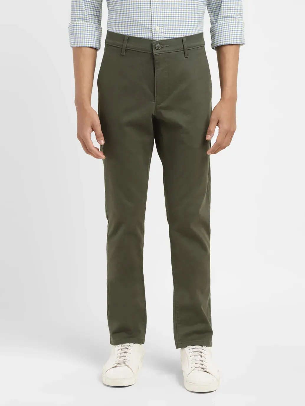 Men's 511 Dark Green Slim Fit Chinos LEVI'S
