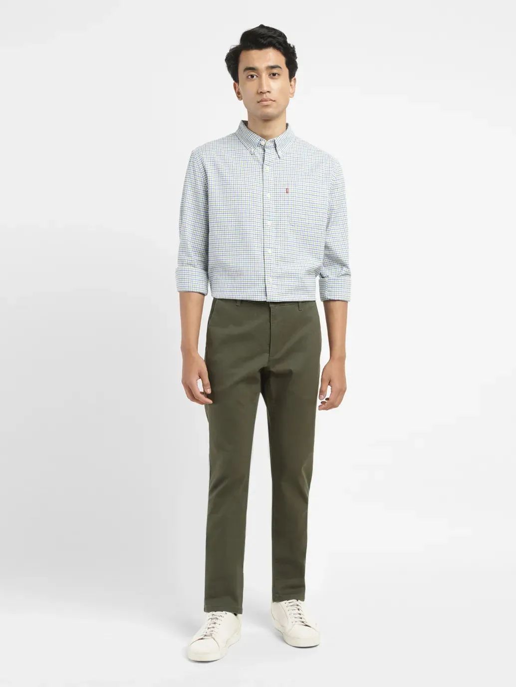 Men's 511 Dark Green Slim Fit Chinos LEVI'S