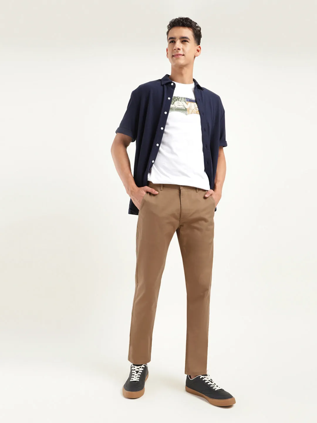 Men's 511 Slim Fit Brown Chinos LEVI'S