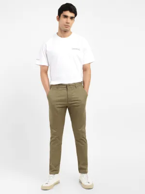 Men's 512 Olive Green Slim Tapered Fit Trousers LEVI'S