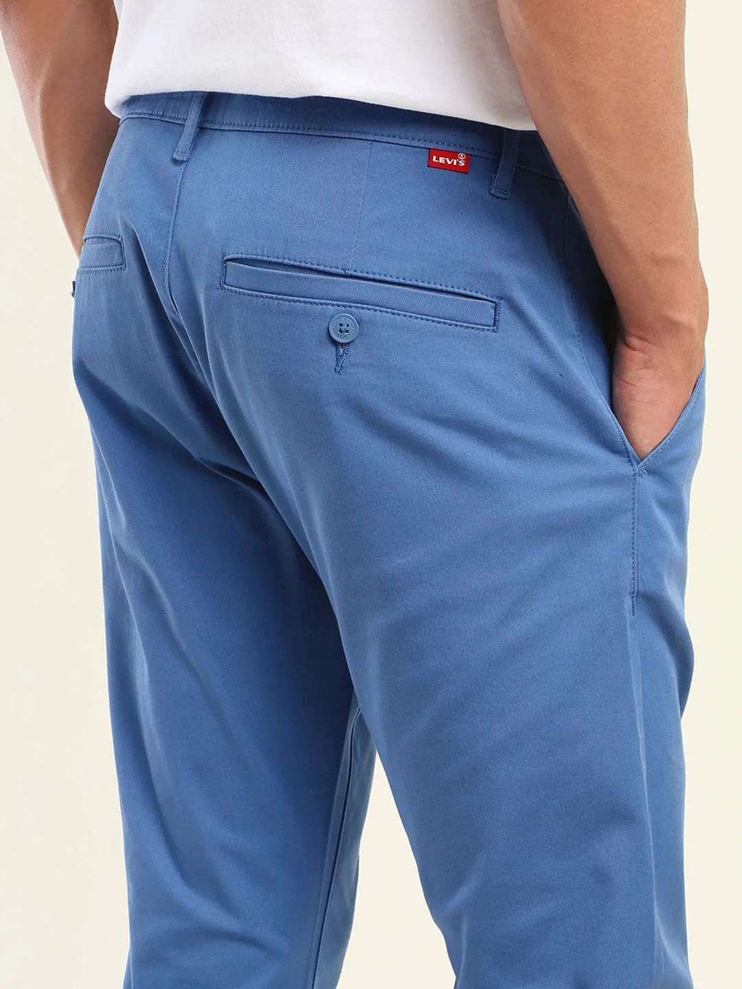 Men's 512 Slim Tapered Fit Blue Chinos LEVI'S