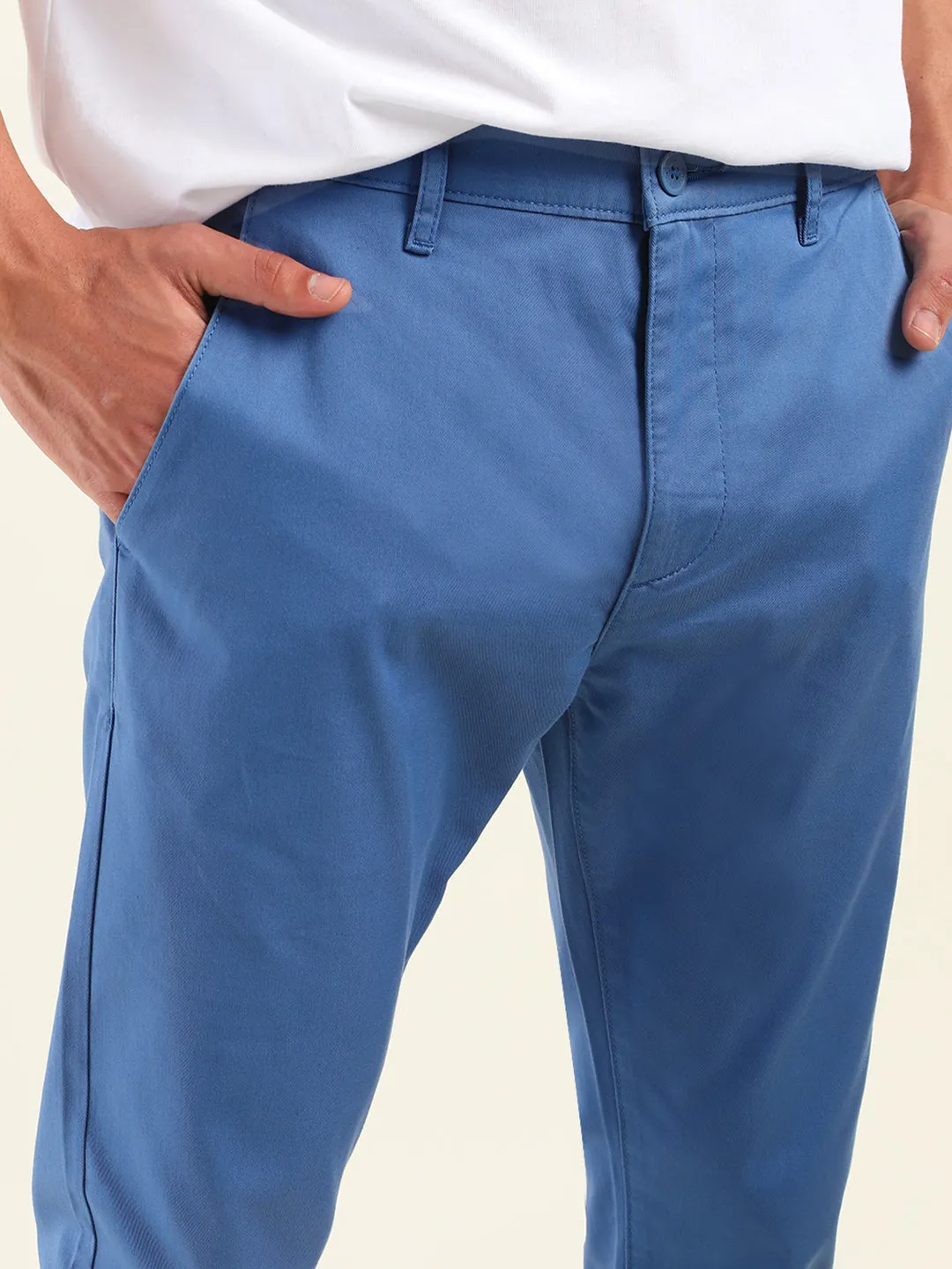Men's 512 Slim Tapered Fit Blue Chinos LEVI'S