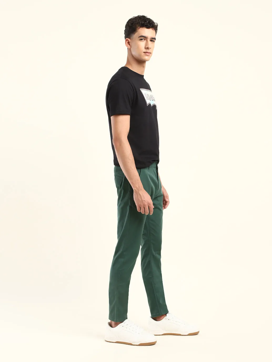 Men's 512 Slim Tapered Fit Green Chinos LEVI'S