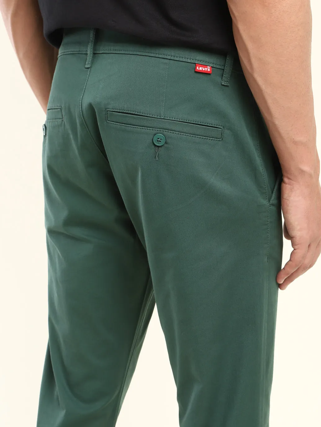 Men's 512 Slim Tapered Fit Green Chinos LEVI'S