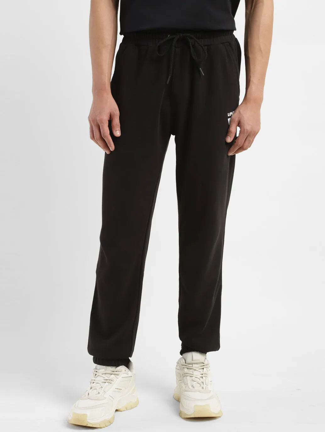 Men's Black Regular Fit Joggers LEVI'S