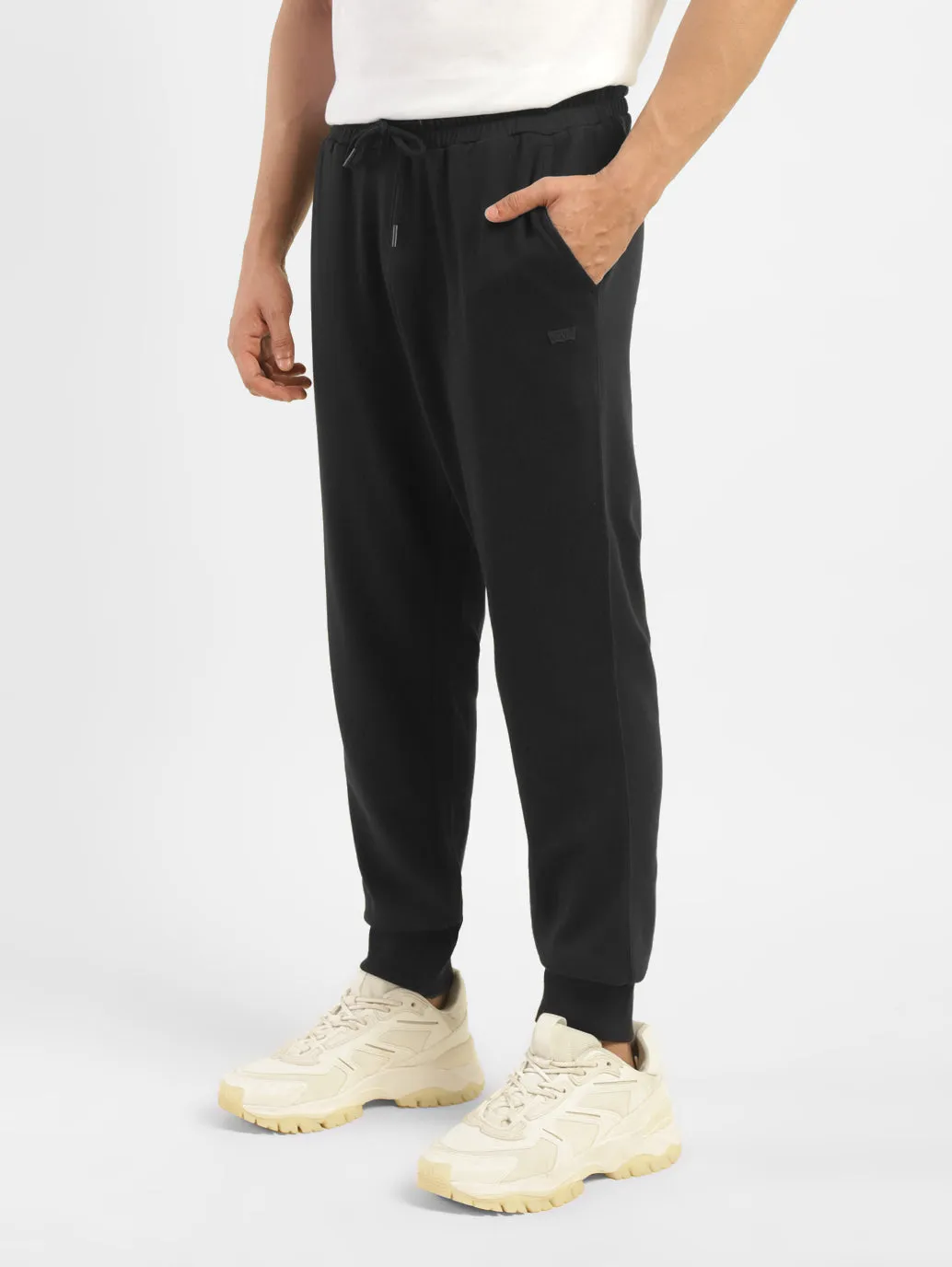 Men's Black Regular Fit Joggers LEVI'S
