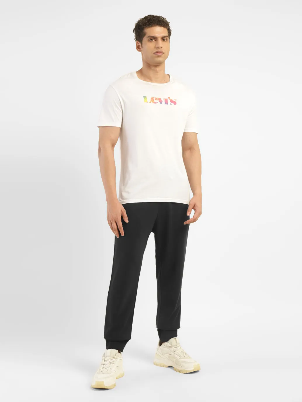 Men's Black Regular Fit Joggers LEVI'S