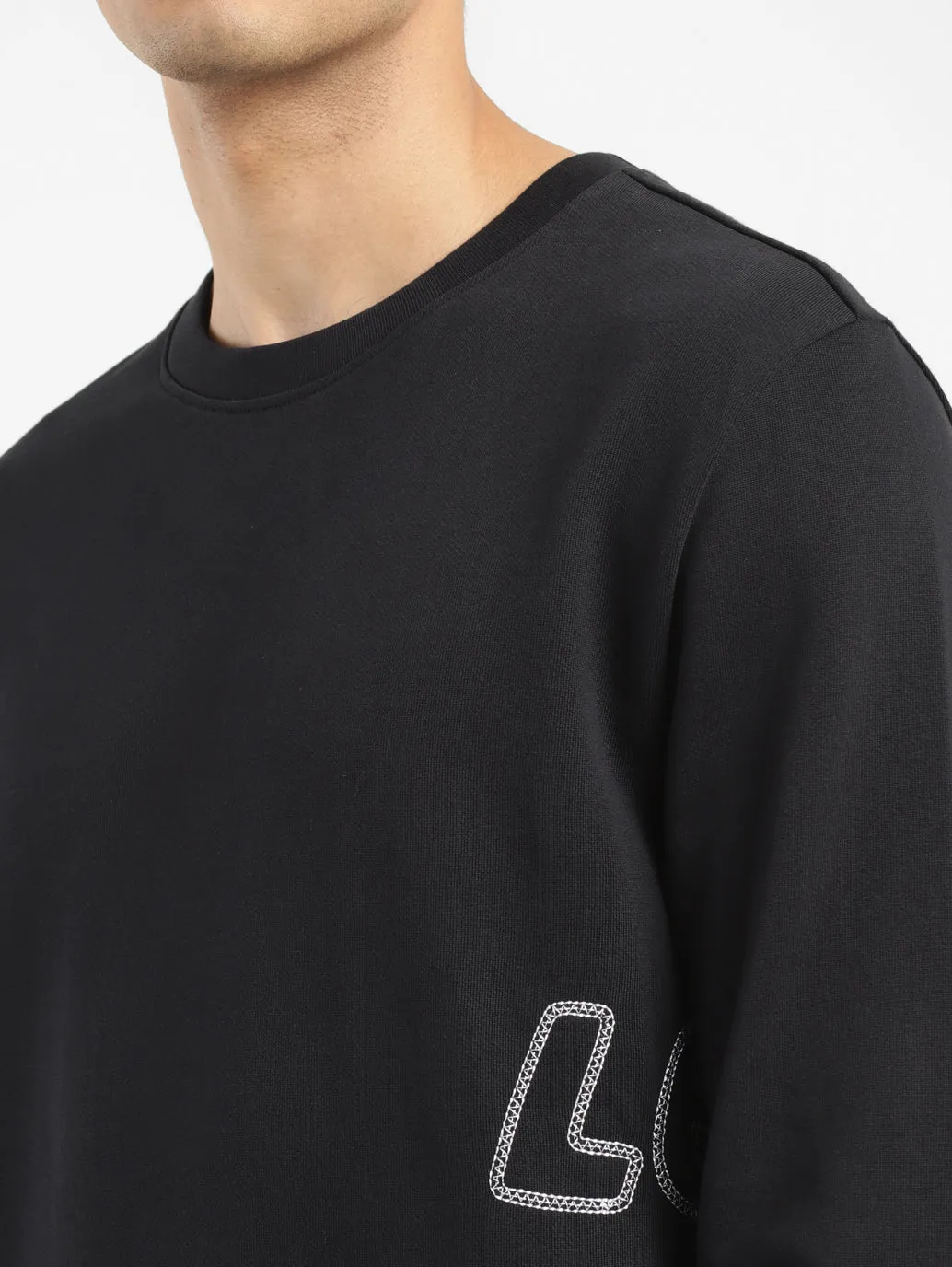 Men's Brand Logo Crew Neck Sweatshirt LEVI'S