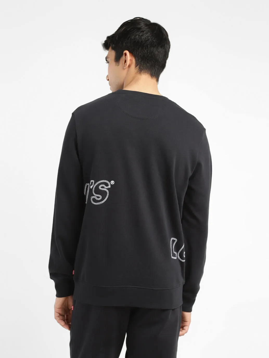 Men's Brand Logo Crew Neck Sweatshirt LEVI'S