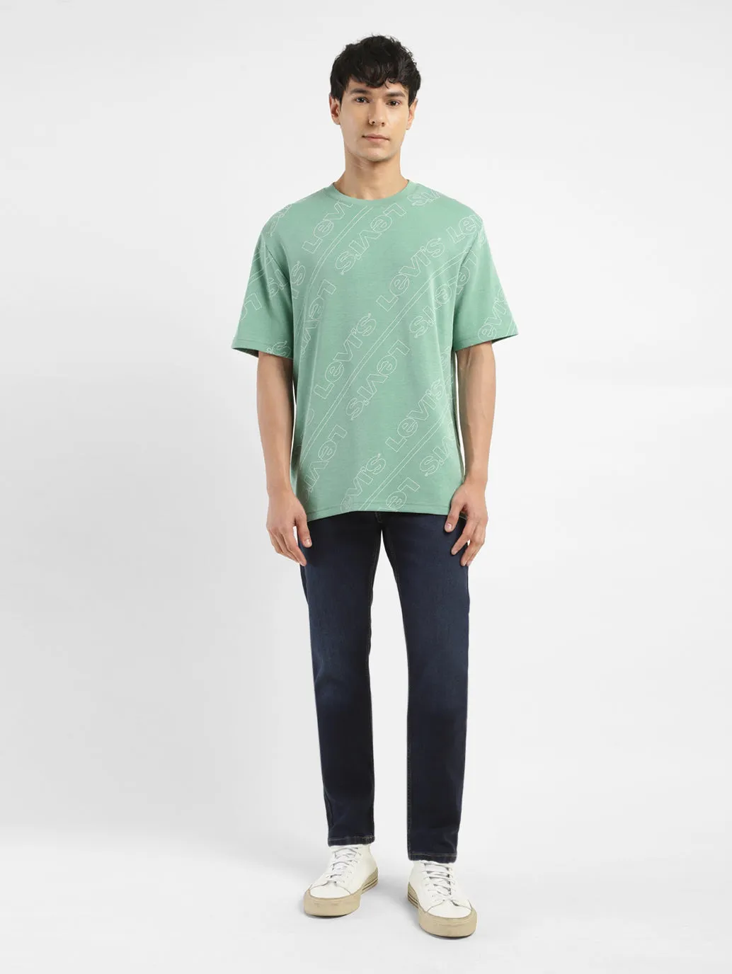 Men's Brand Logo Crew Neck T-shirt LEVI'S