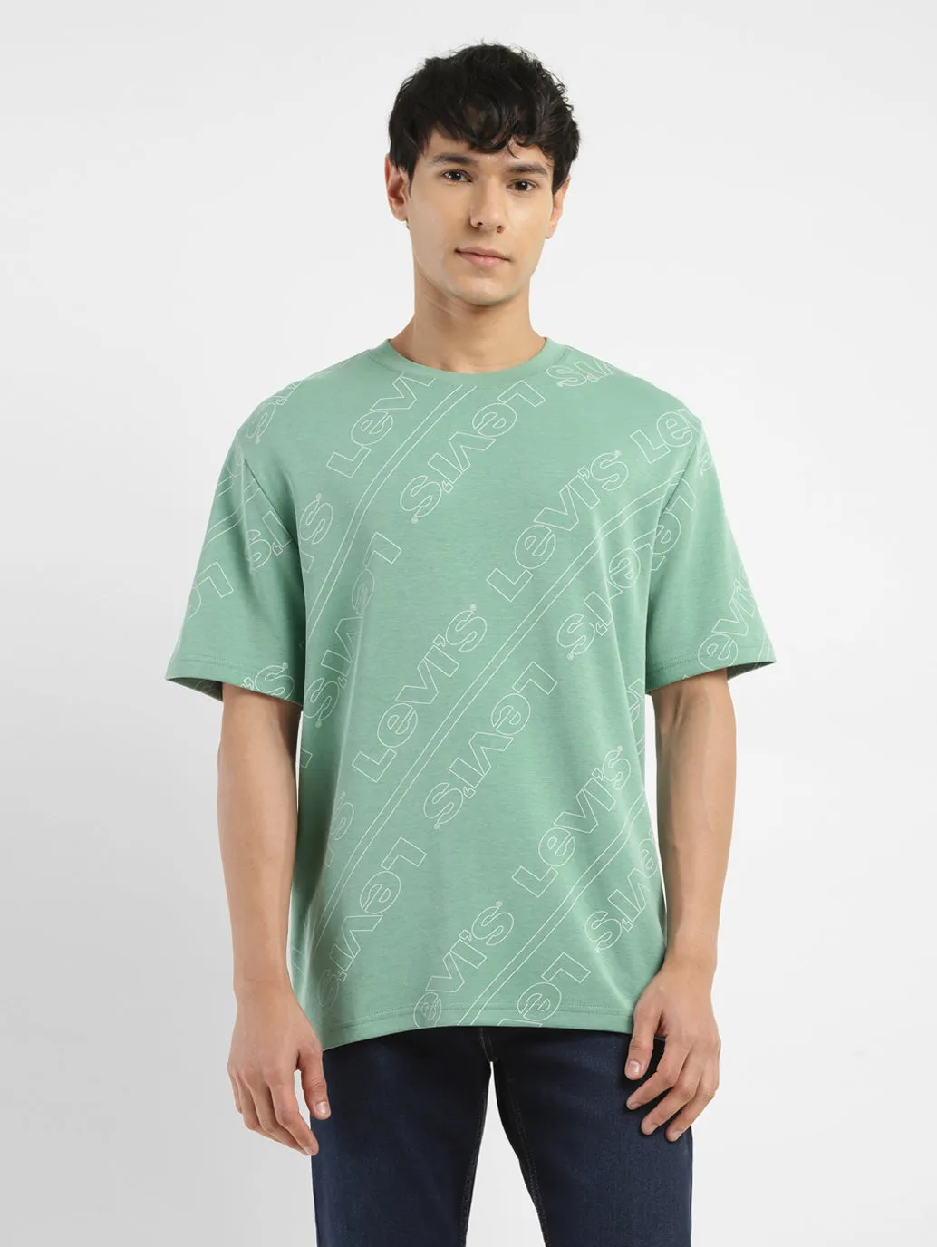 Men's Brand Logo Crew Neck T-shirt LEVI'S