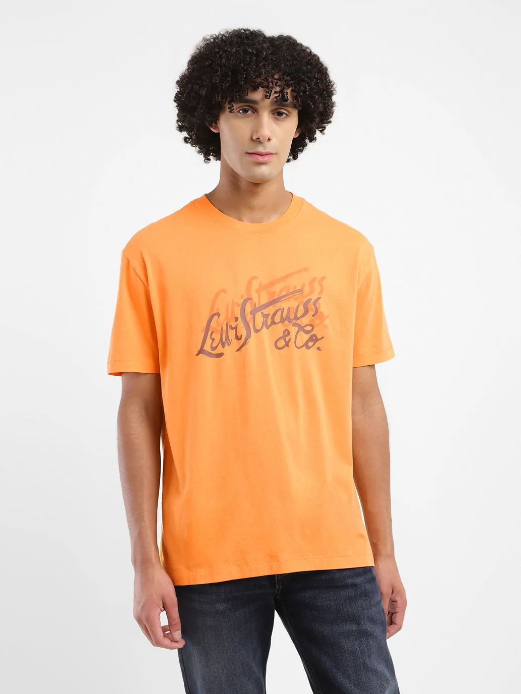 Men's Brand Logo Oversized T-Shirt LEVI'S