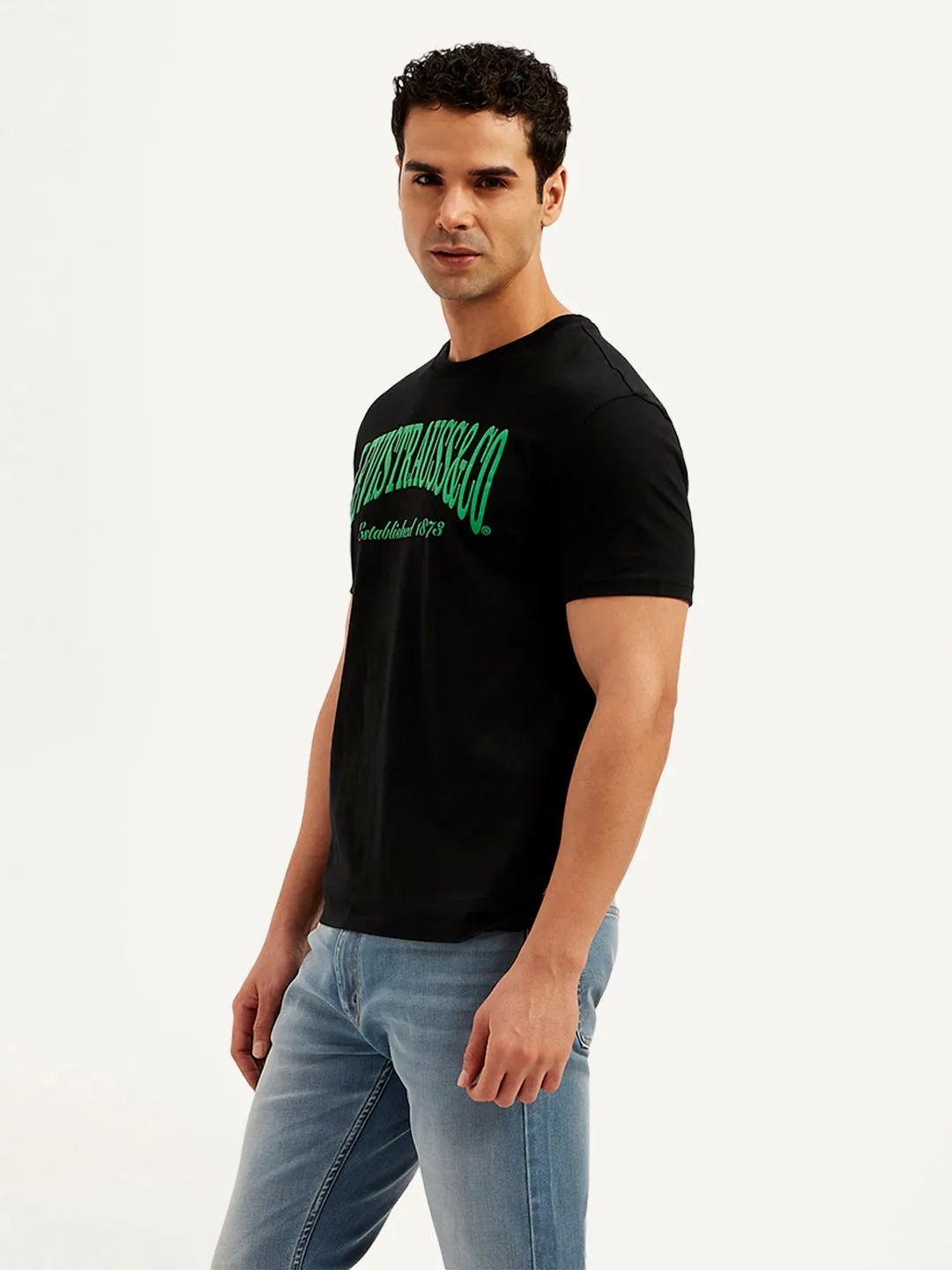 Men's Brand Logo Slim Fit T-Shirt LEVI'S