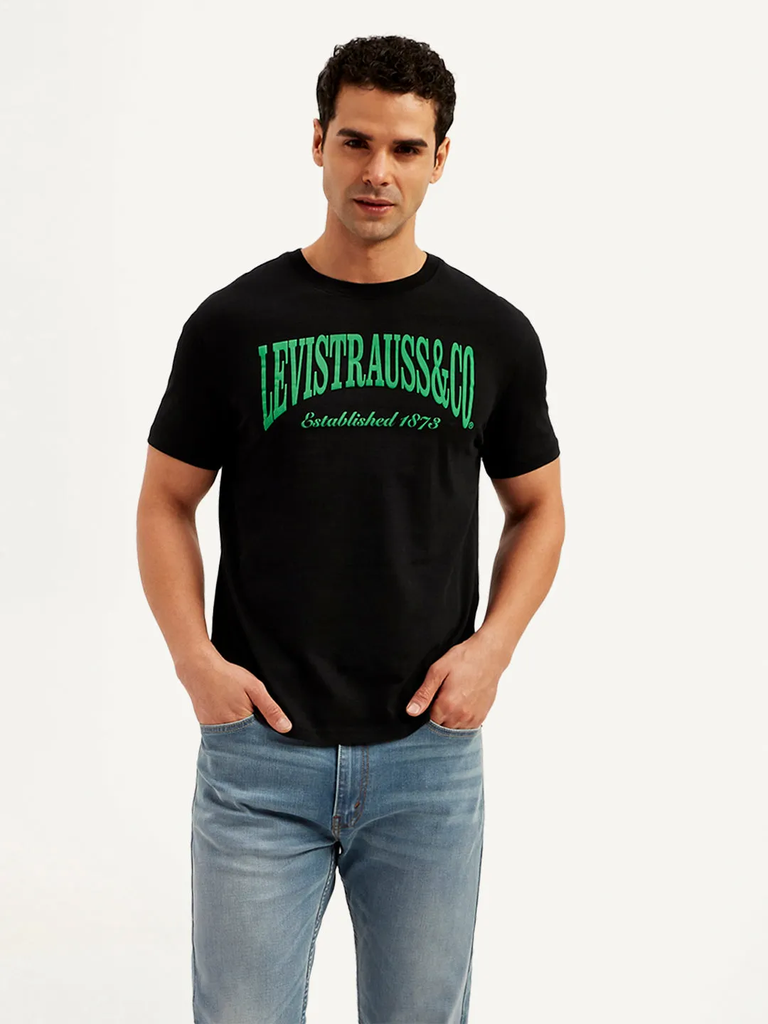 Men's Brand Logo Slim Fit T-Shirt LEVI'S
