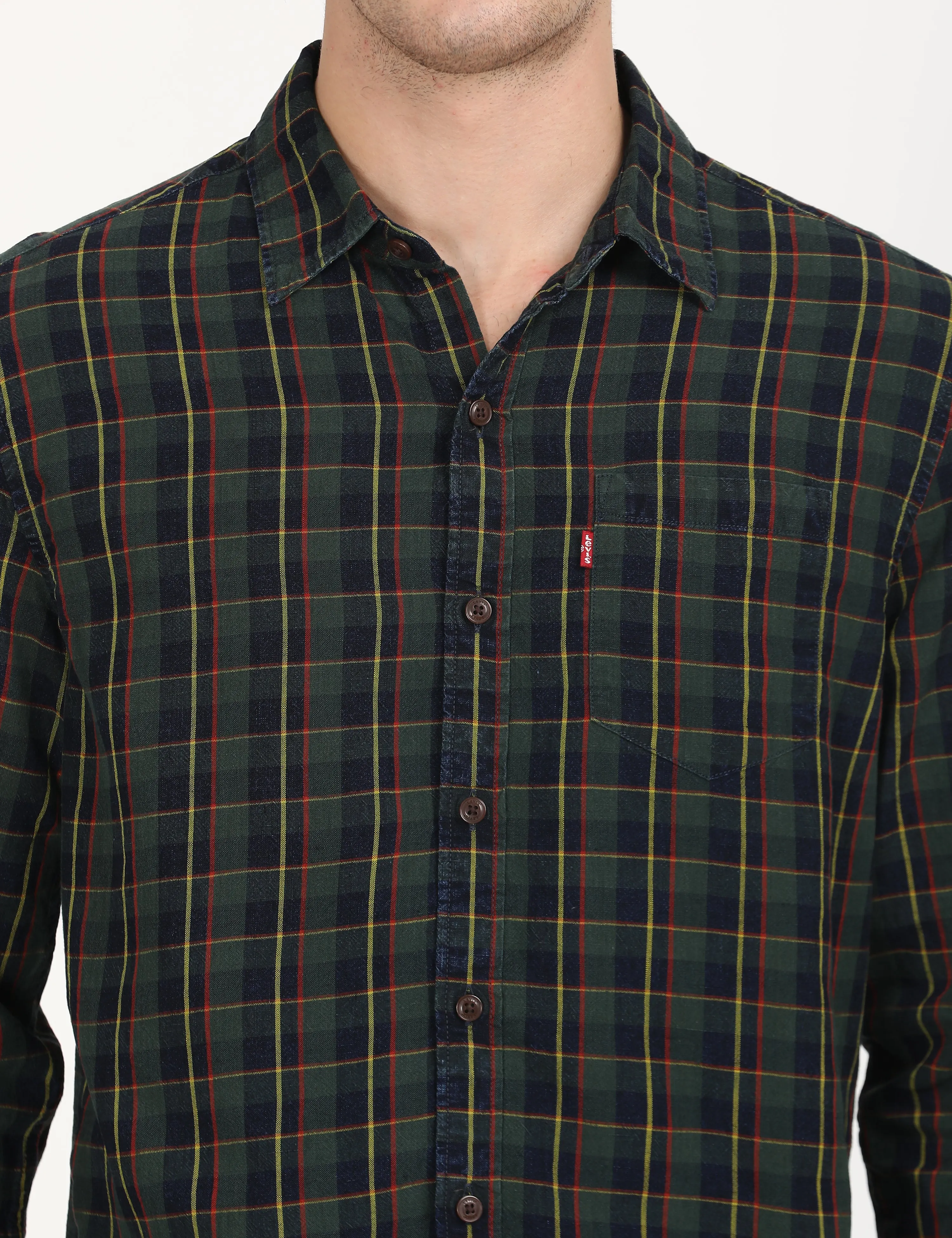 Men's Checkered Slim Fit Shirt LEVI'S