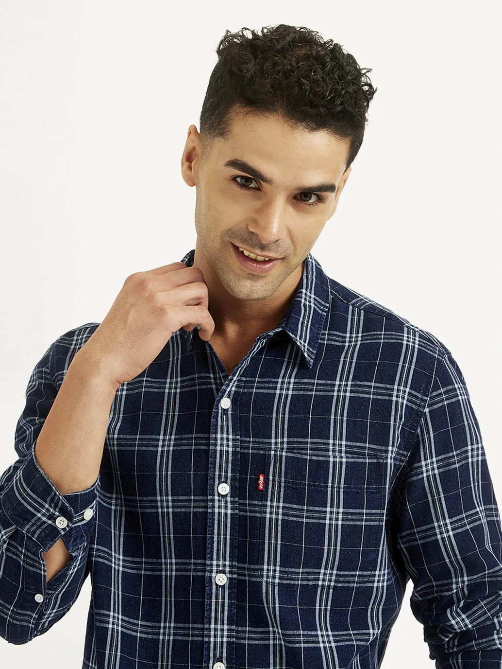 Men's Checkered Slim Fit Shirt LEVI'S