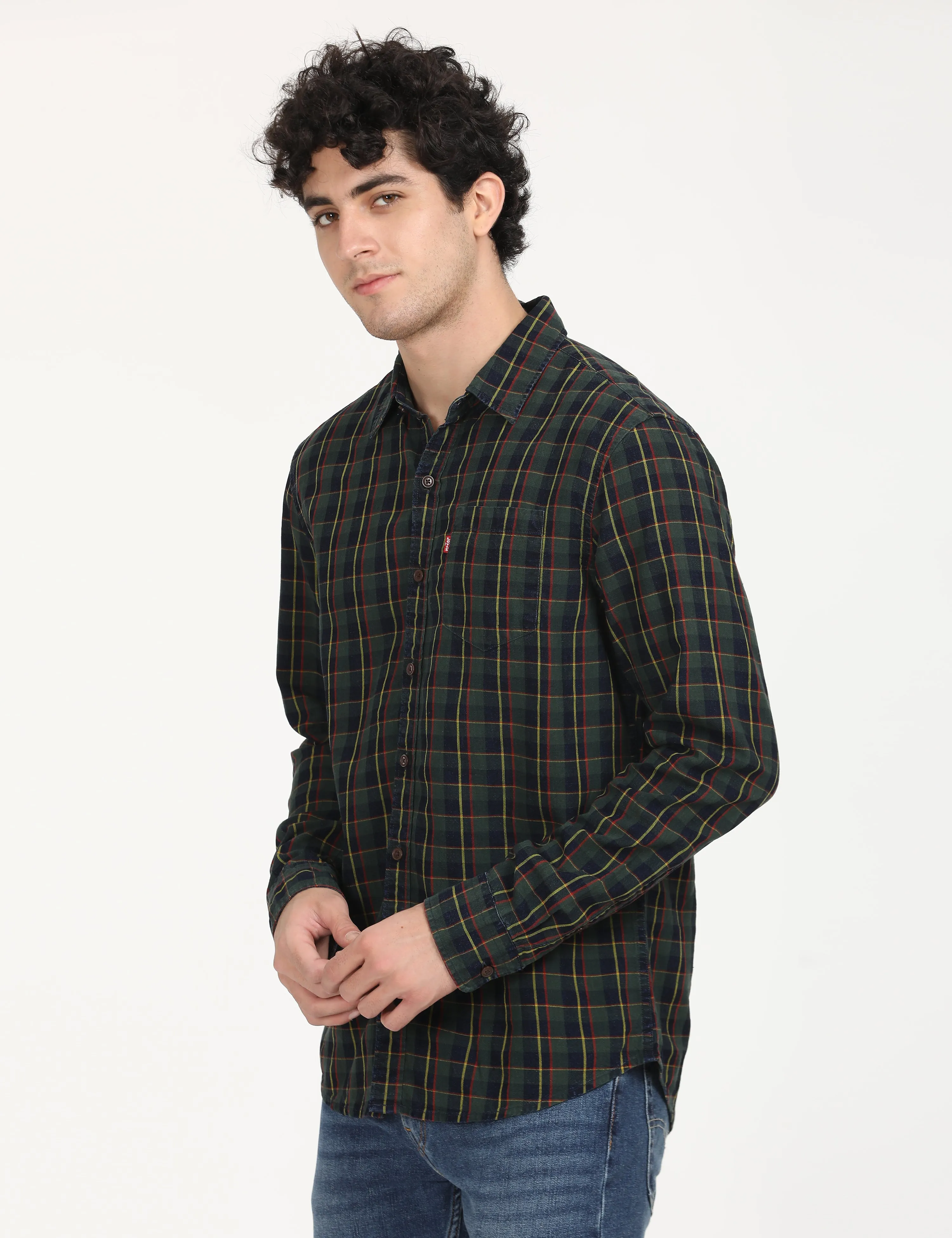 Men's Checkered Slim Fit Shirt LEVI'S