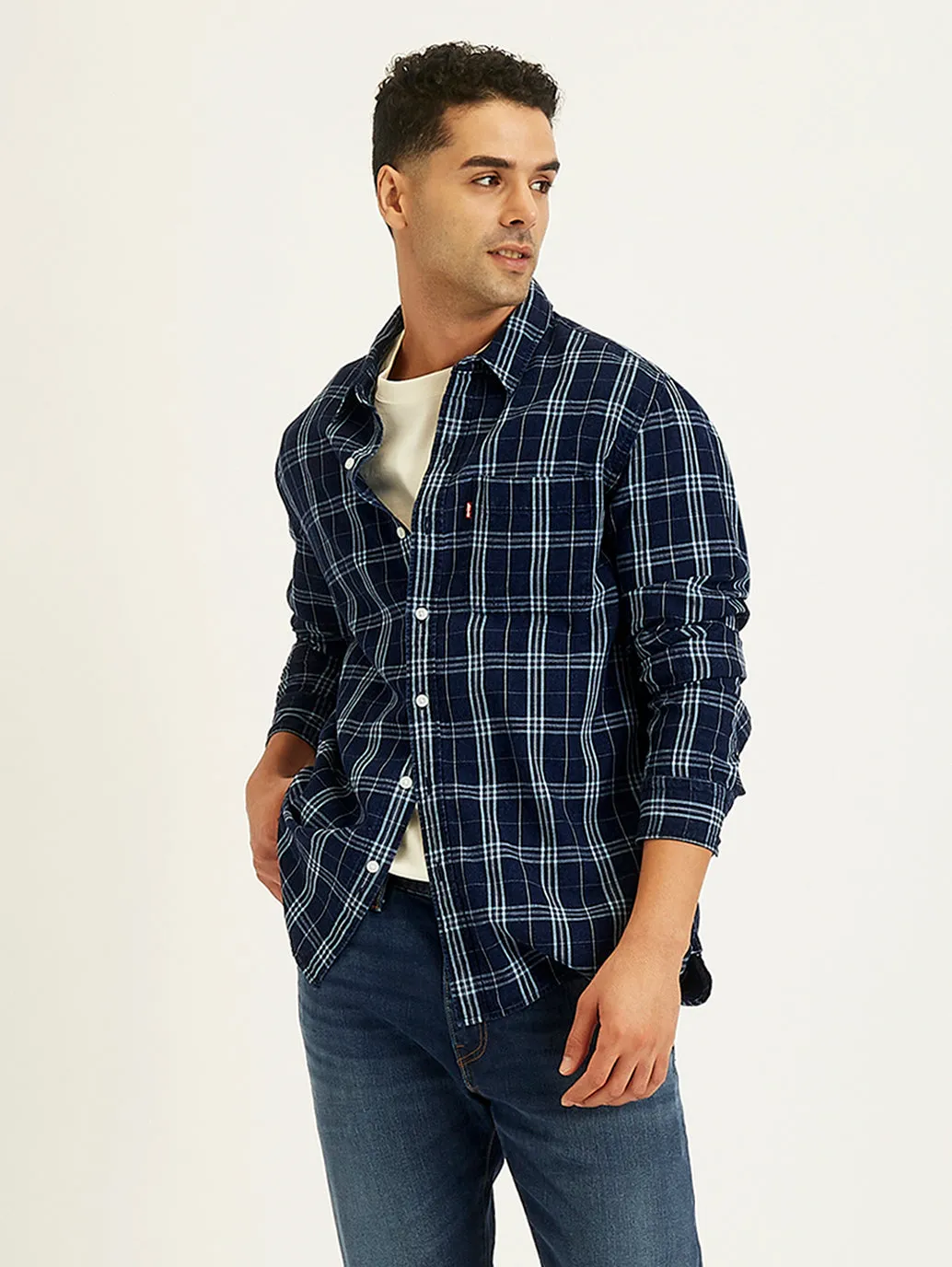 Men's Checkered Slim Fit Shirt LEVI'S
