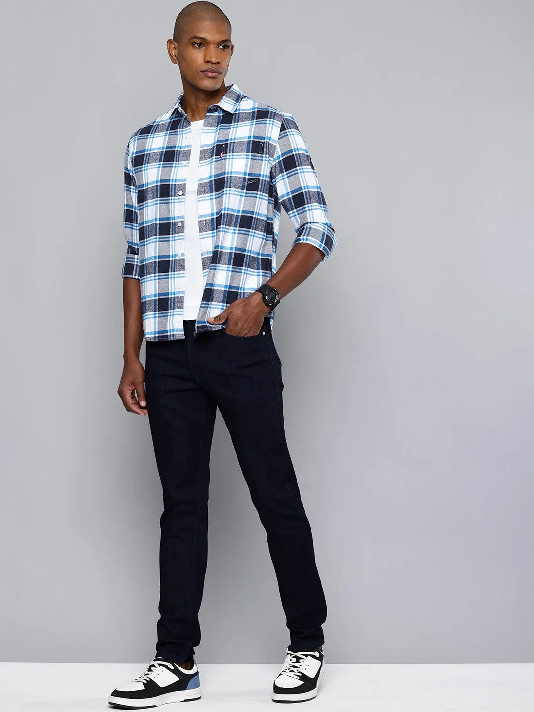 Men's Checkered Slim Fit Shirt LEVI'S