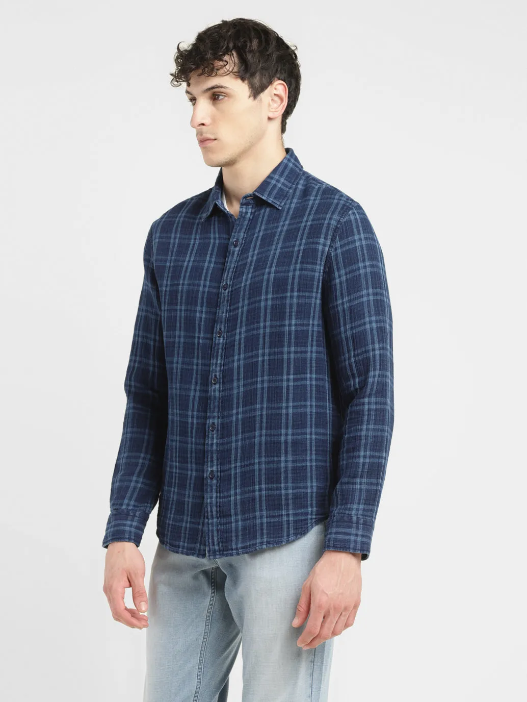 Men's Checkered Slim Fit Shirt LEVI'S