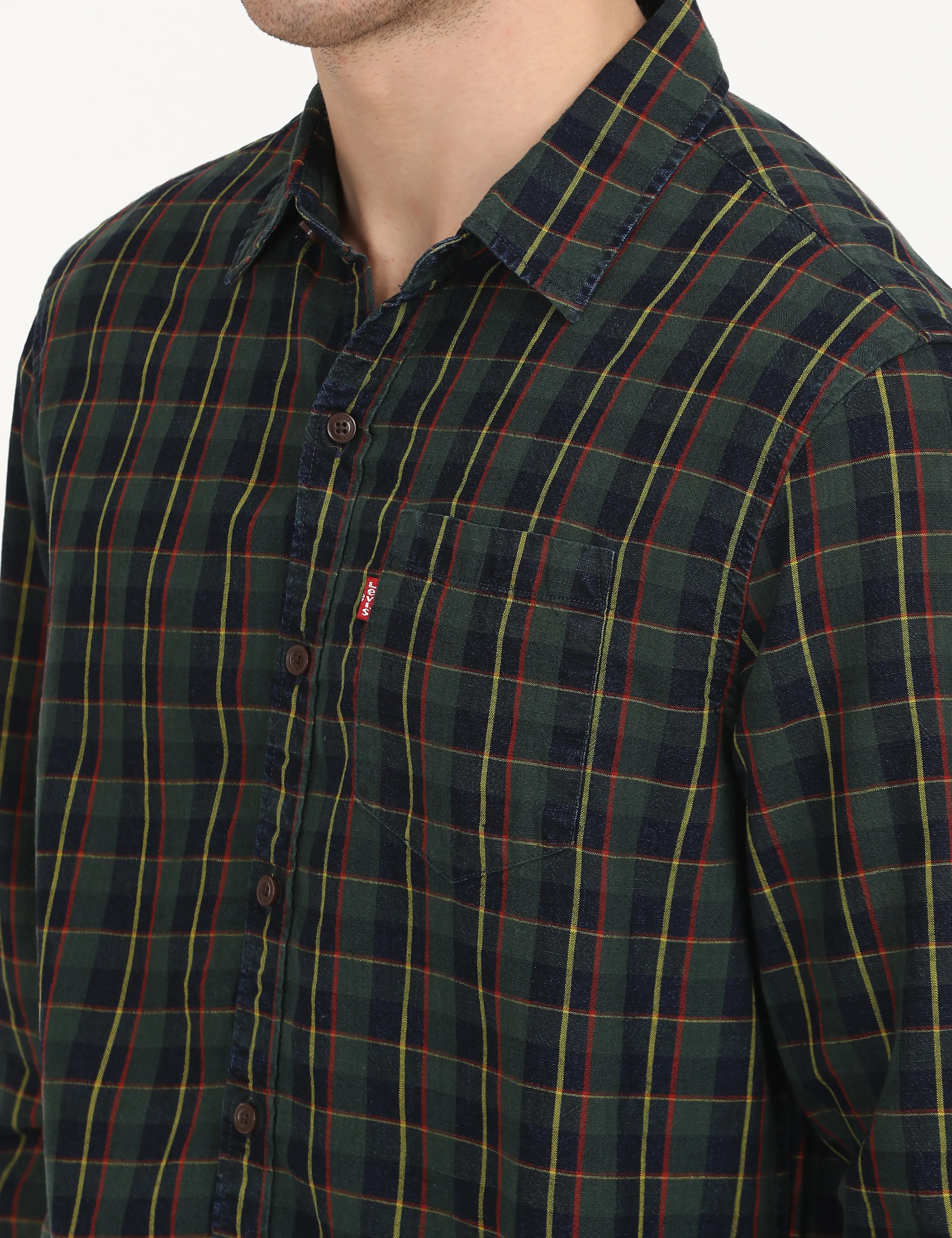 Men's Checkered Slim Fit Shirt LEVI'S