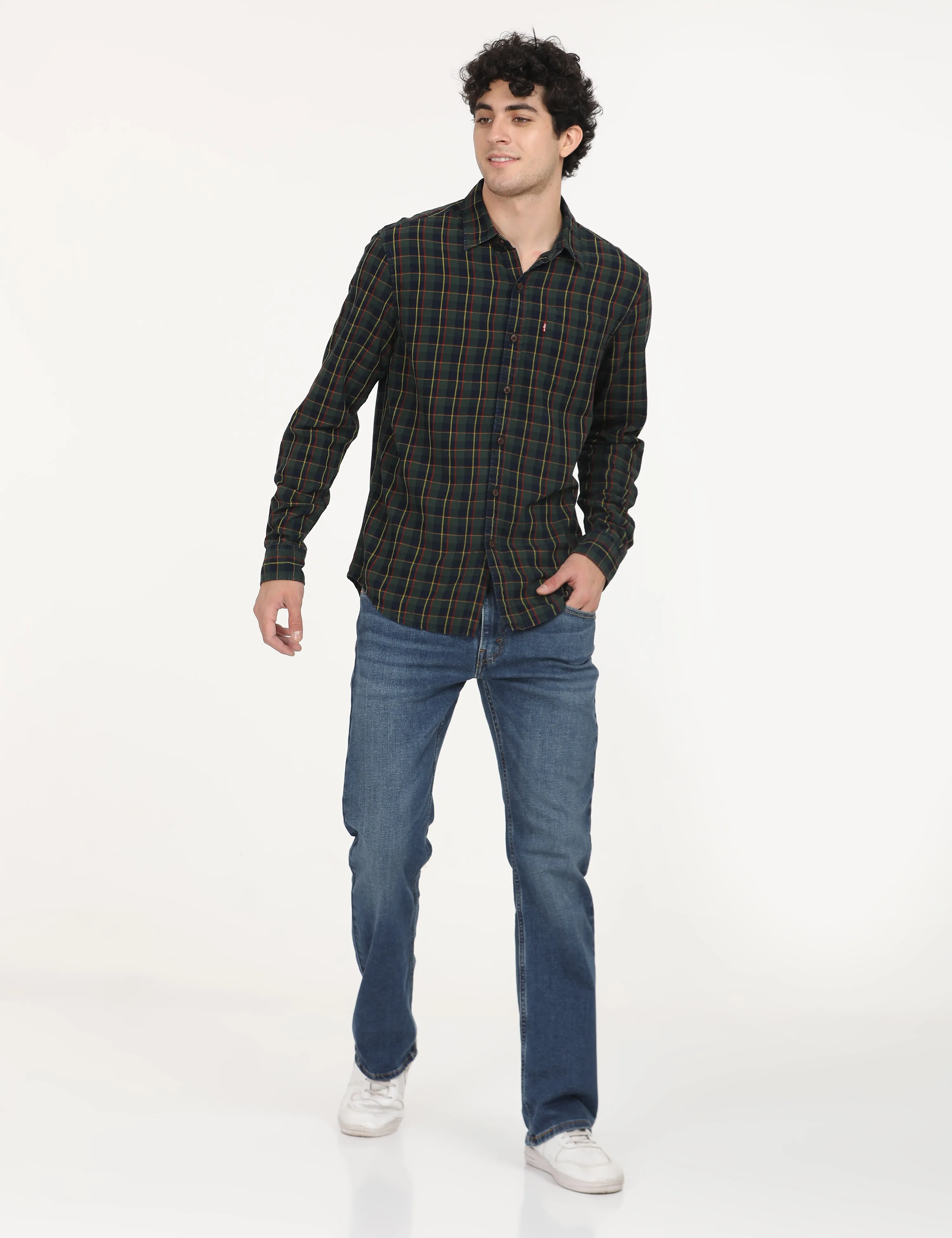 Men's Checkered Slim Fit Shirt LEVI'S