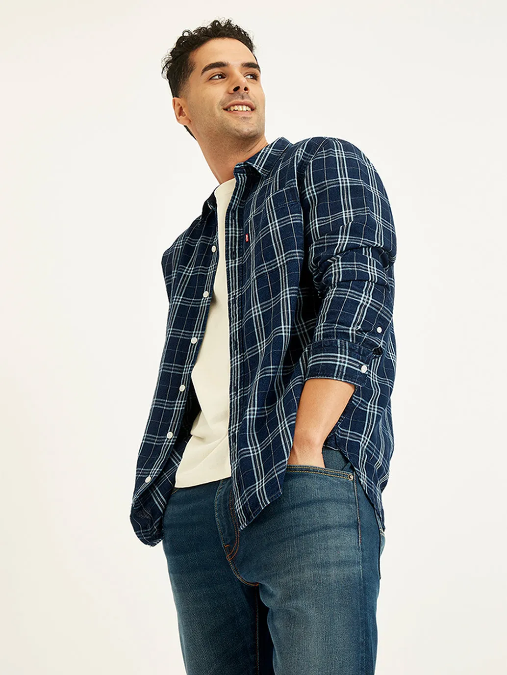 Men's Checkered Slim Fit Shirt LEVI'S