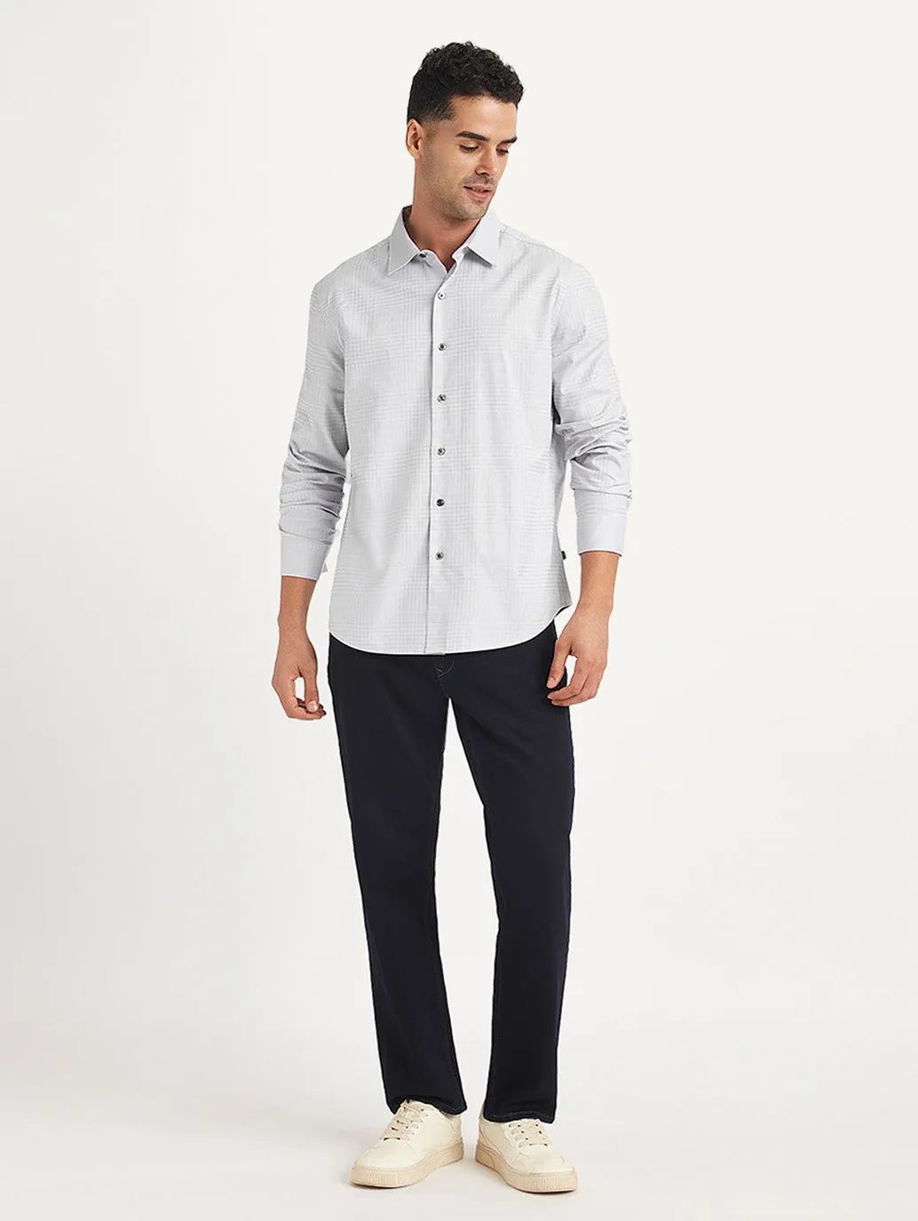 Men's Checkered Spread Collar Shirt LEVI'S