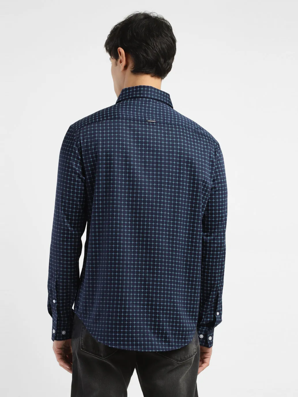 Men's Checkered Spread Collar Shirt LEVI'S