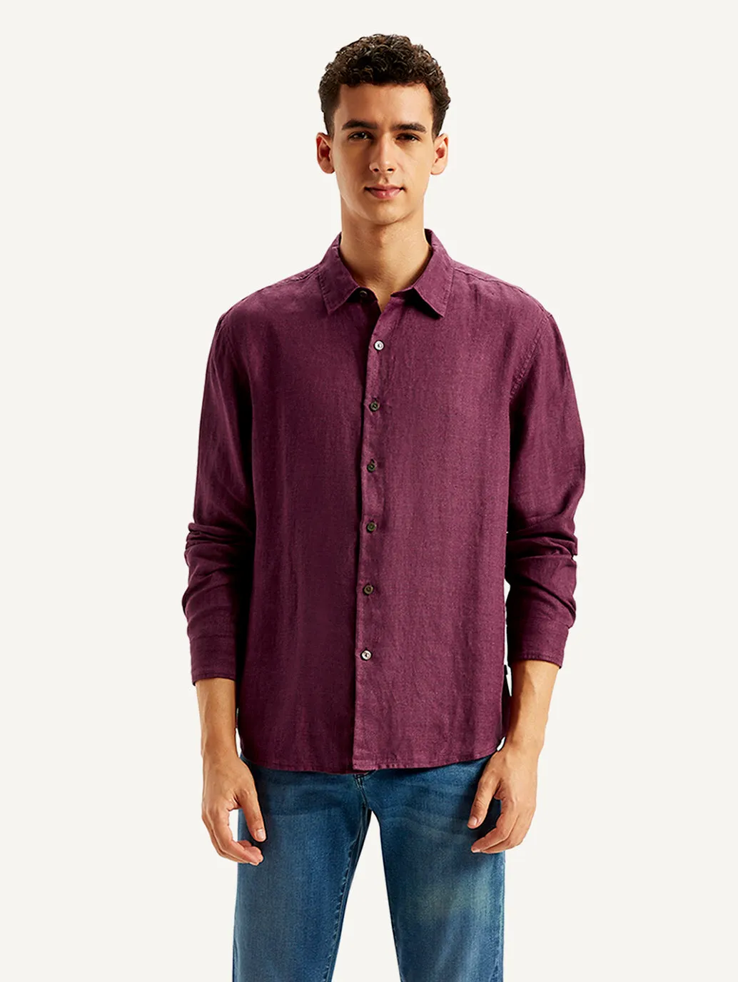 Men's Checkered Spread Collar Shirt LEVI'S
