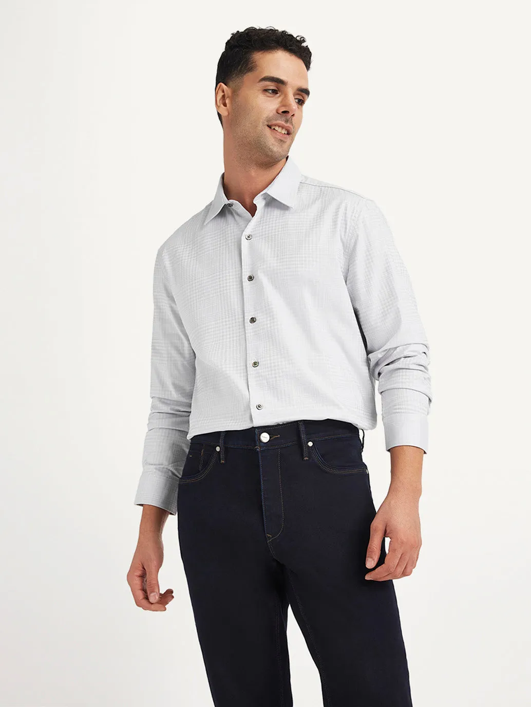 Men's Checkered Spread Collar Shirt LEVI'S