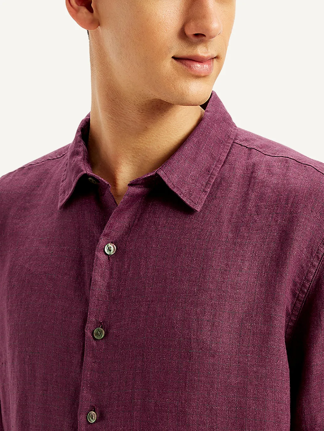 Men's Checkered Spread Collar Shirt LEVI'S