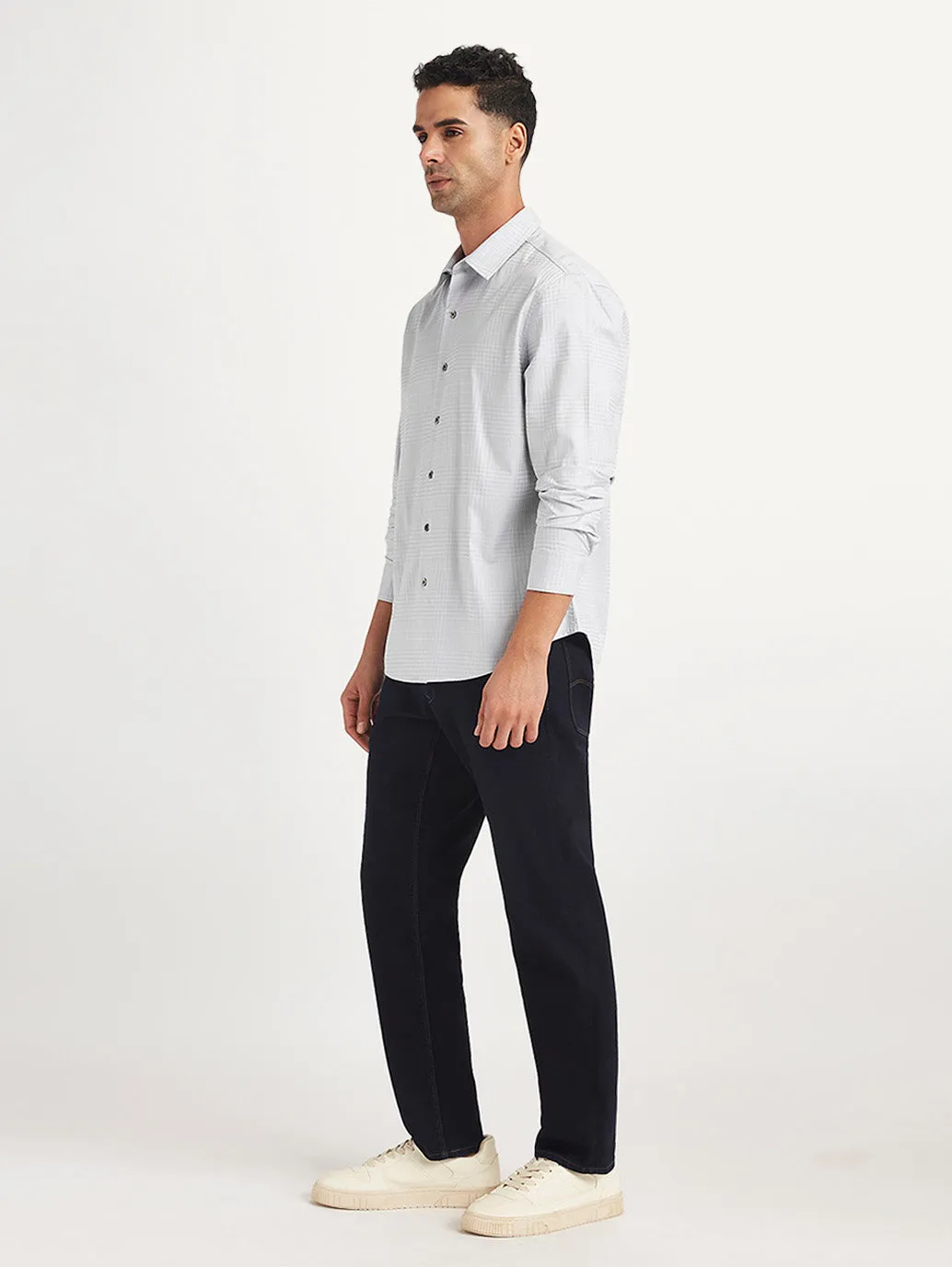 Men's Checkered Spread Collar Shirt LEVI'S