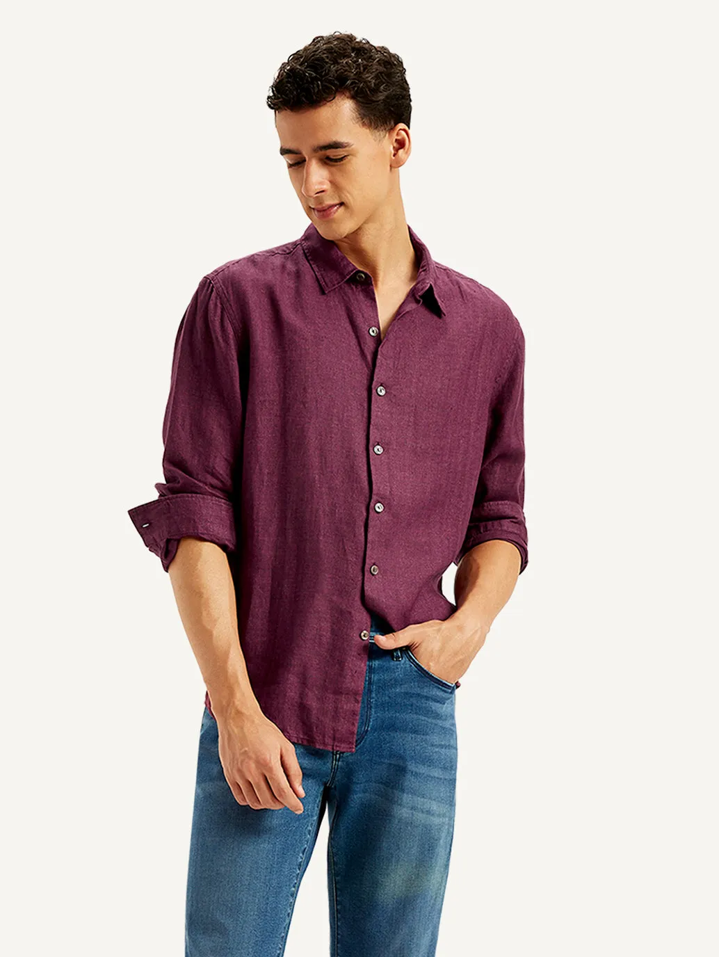 Men's Checkered Spread Collar Shirt LEVI'S