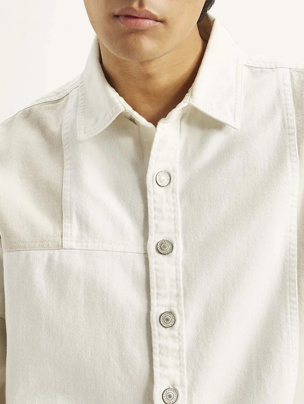 Men's Colorblock Relaxed Fit Denim Overshirt LEVI'S