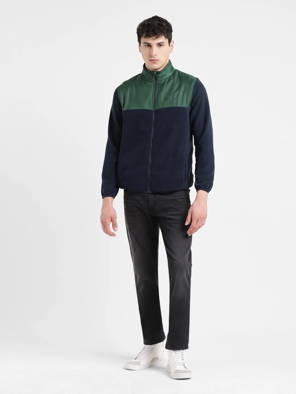 Men's Crew Neck Printed Jacket LEVI'S