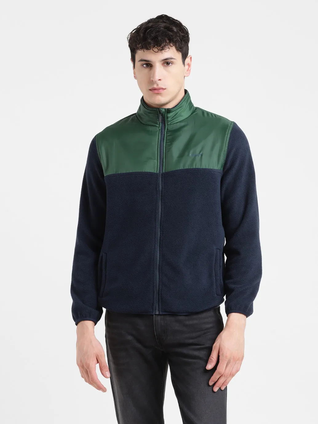 Men's Crew Neck Printed Jacket LEVI'S