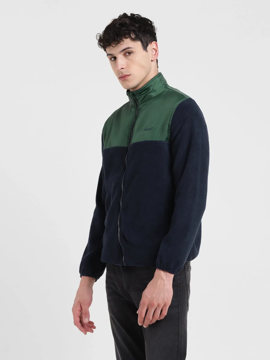 Men's Crew Neck Printed Jacket LEVI'S