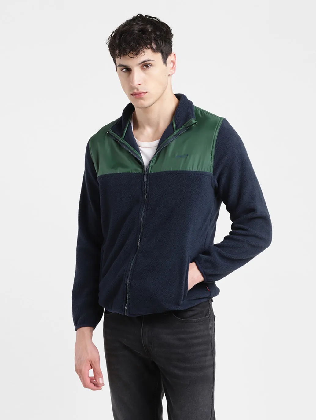 Men's Crew Neck Printed Jacket LEVI'S