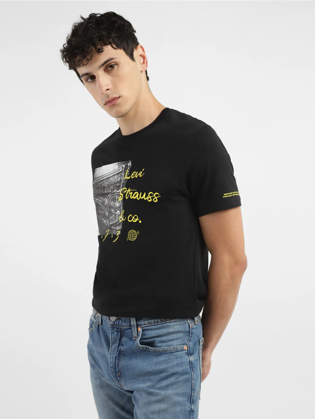 Men's Graphic Crew Neck T-shirt LEVI'S