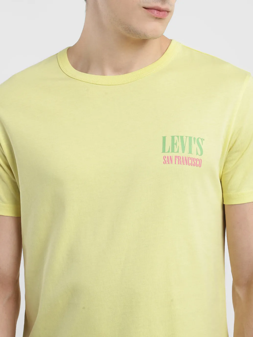 Men's Graphic Print Crew Neck T-shirt LEVI'S