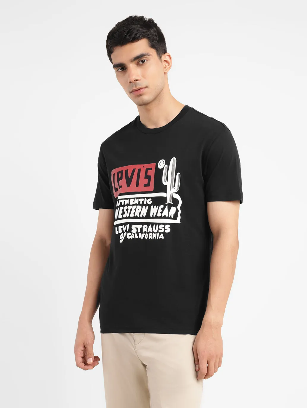 Men's Graphic Print Slim Fit T-shirt LEVI'S